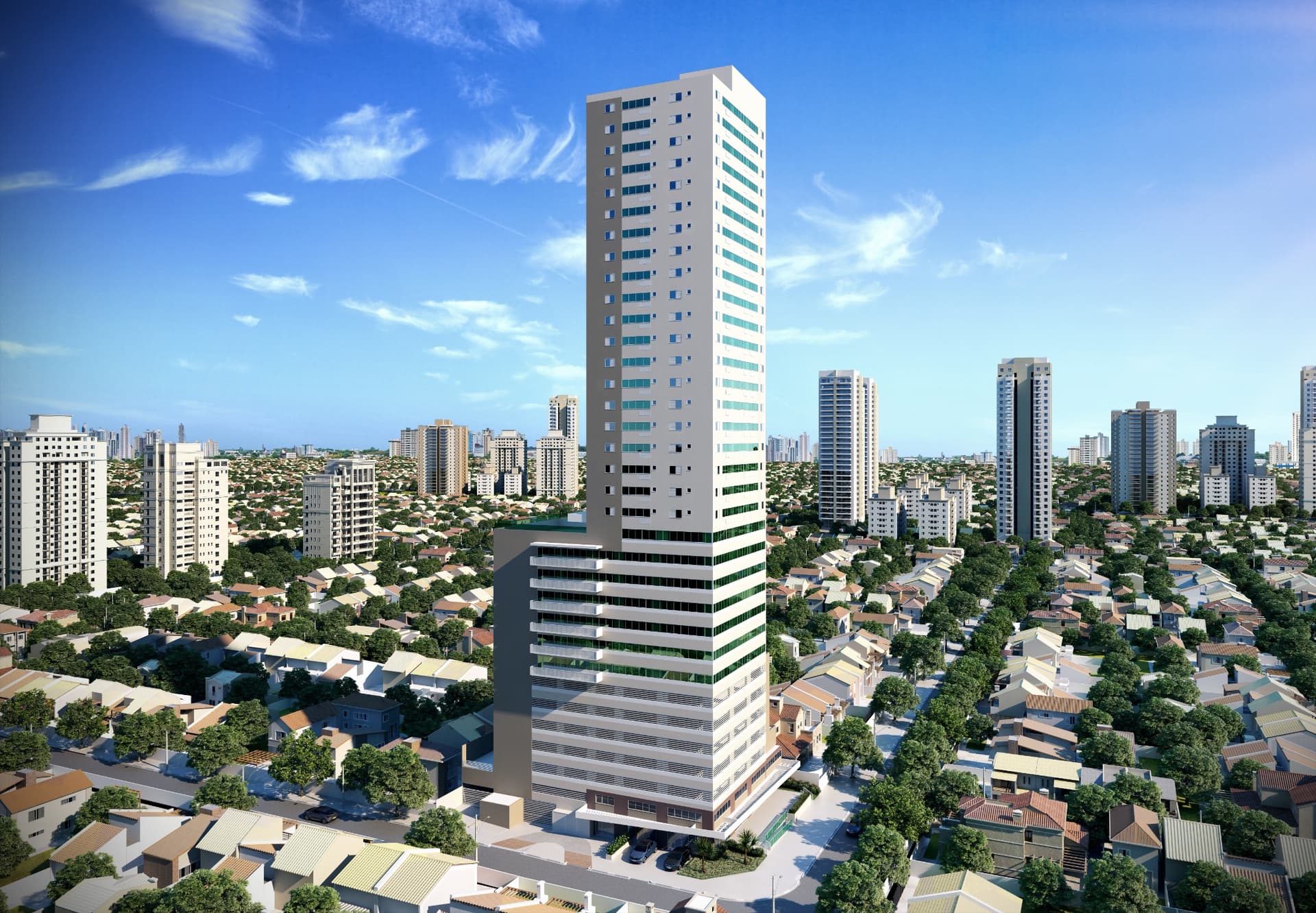 Sala comercial para alugar no Setor Marista, QS Life Clinical, em Goiânia-GO (Sala 601)