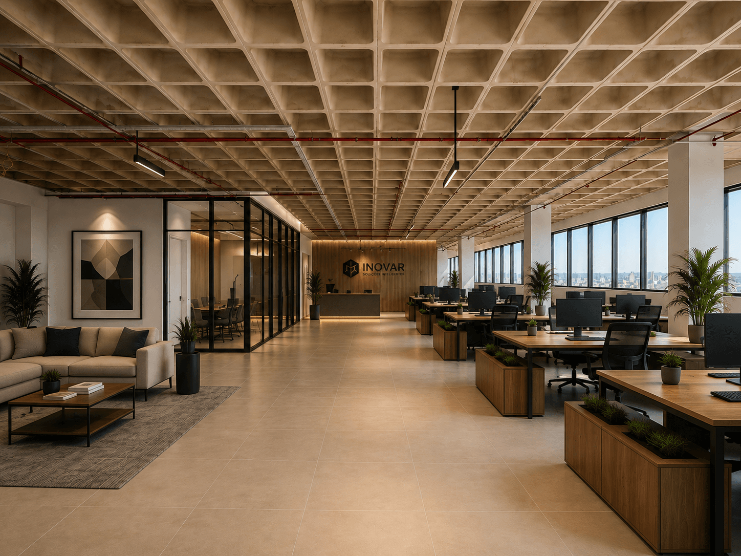 Cobertura comercial para locação no Jardim Goiás | QS Tower Office | 563,51 m²